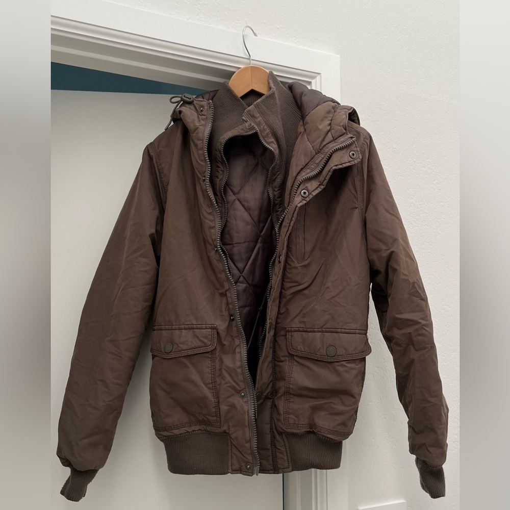 H&M Brown winter jacket (Medium)